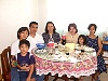Having Lunch at Dennis' Residence, with Divine & son Miguel, Dennis, Bambi, Sonia, Dennis' wife & daughter