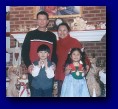 Elda's Husband, Elda & Kids - Christmas 2001